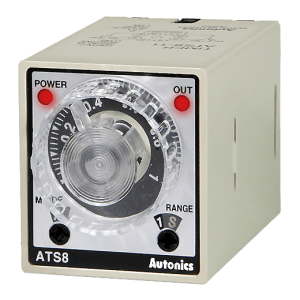 Bộ hẹn giờ analog đa chức năng nhỏ gọn dòng ATS có 6 chế độ hoạt động đầu ra và 12 phạm vi cài đặt thời gian để ứng dụng trong các tác vụ điều khiển thời gian đa dạng. Bộ hẹn giờ cũng có phạm vi cài đặt thời gian rộng từ 0,1 giây đến 30 giờ tùy thuộc vào kiểu máy. Có thể cấu hình và vận hành thời gian đơn giản với điều khiển quay số tương tự. Dòng ATS có sẵn ở các kiểu phích cắm 8 chân hoặc 11 chân.