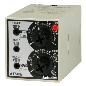 Bộ hẹn giờ đôi analog dòng ATS8W / 11W có 6 chế độ hoạt động đầu ra và 12 phạm vi cài đặt thời gian để ứng dụng trong các tác vụ điều khiển thời gian đa dạng. Bộ hẹn giờ có các mặt số độc lập để điều khiển thời gian BẬT / TẮT riêng biệt. Có thể cấu hình và vận hành thời gian đơn giản với mặt đồng hồ kép. Các mẫu ATS8W hỗ trợ kết nối 8 chân và các mẫu ATS11W hỗ trợ kết nối 11 chân.