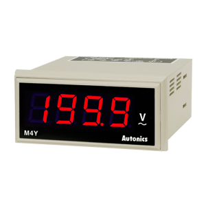 Vôn kế kỹ thuật số dòng M4Y / M4W / M5W / M4M có thể đo và hiển thị điện áp AC hoặc DC ở dạng số. Tất cả các kiểu máy đều có màn hình LED 7 đoạn để hiển thị rõ ràng các giá trị đo được. Máy đo có thể hiển thị các giá trị RMS hoặc AVG dựa trên sở thích của người dùng (điện áp AC). Các chức năng thân thiện với người dùng bao gồm chức năng tự động điều chỉnh 0 và giữ giá trị hiển thị (ngoại trừ M5W). Máy đo có sẵn trong nhiều trường hợp kích thước DIN tiêu chuẩn khác nhau để lắp đặt thuận tiện.