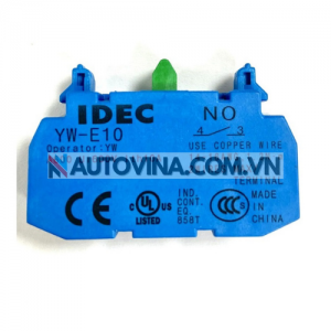 Mã sản phẩm: YW-E10
Hãng sản xuất: IDEC
Chất lượng: Mới 100%
Ứng dụng: dùng cho dòng YW