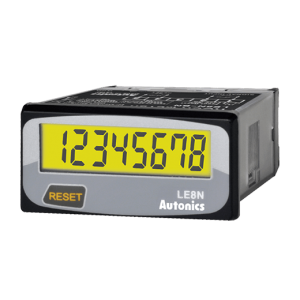 Bộ hẹn giờ LCD dòng LE8N có màn hình 8 chữ số với đèn nền (các mẫu có đèn nền). Kích thước nhỏ gọn cho phép dễ dàng lắp đặt trong không gian chật hẹp và pin lithium tích hợp cho phép thiết bị hoạt động mà không cần nguồn điện bên ngoài. Nhiều phạm vi cài đặt thời gian khác nhau được hỗ trợ và có sẵn các mô hình điện áp đầu vào không có điện áp, đầu vào điện áp và AC / DC.