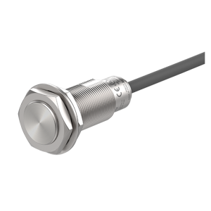 Loại dây và nguồn: Loại 2 dây DC 12-24VDC (10-30VDC )
 	Đường kính bên cảm biến: 18mm
 	Khoảng cách cảm biến: 7mm
 	Cài đặt: Tấm chắn (xả)
 	Mục tiêu phát hiện tiêu chuẩn: 30 × 30 × 1mm (sắt)
 	Đầu ra điều khiển: DC 2 dây Thường mở
 	Chất liệu: Vỏ / Đai ốc: thép không gỉ 303 (SUS 303), vòng đệm: thép không gỉ 304 (SUS 304), mặt cảm biến: thép không gỉ 303 (SUS 303, độ dày của PRFDT12 / 18: 0,4mm, PRFDT30: 0,5mm), dầu cáp chịu lực (màu xám): polyvinyl clorua chống dầu (PVC)
 	Cấu trúc bảo vệ: IP67 (tiêu chuẩn IEC)