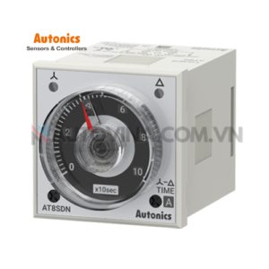 Mã sản phẩm: AT8SDN
 	Phương thức hoạt động : Cài đặt thời gian
 	Hoạt động ngõ ra : STAR-DELTA
 	Thời gian hoạt động : POWER ON START
 	Terminal : Phích cắm 8 chân
 	Nguồn cấp : 100-240VAC~, 24-240VDC
 	Ngõ ra điều khiển : Tiếp điểm STAR: SPST (1a): 1, Tiếp điểm DELTA: SPST (1a): 1