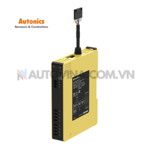 Mã sản phẩm: SFC-ER412-L
 	Nguồn cấp : 24VDC
 	Nguồn tiêu thụ : 2.5W
 	Ngõ vào : ON: ≥11 VDC ≥ 5mA, OFF: ≤ 5VDC ≤ 1mA
 	Safety output : Relay (tiếp điểm A)
 	Ngõ ra phụ : 1 × Transistor PNP: X2 (lỗi)
 	Số lượng kết nối mở rộng : Tối đa 5 chiếc