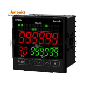 Mã sản phẩm: CM6M-30B2
 	Số hiển thị : Đếm / Hiển thị giá trị cài đặt: 6 chữ số
hiển thị CH: 2 chữ số
 	Phương pháp hiển thị : Phương thức LED 7 đoạn
- Giá trị đếm / hiển thị CH: đỏ
- Chỉ báo ngõ ra cảnh báo / Hiển thị giá trị cài đặt: xanh lá
 	Số kênh : Tối đa 30 CH
 	Tốc độ đếm tối đa : 20 [cps]
 	Bộ đếm_Phạm vi đếm : 0 đến 999999