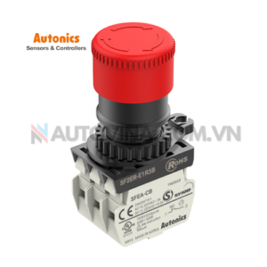 Mã sản phẩm: SF2ER-E1R3B
 	Điện áp / dòng điện định mức : AC-12(220VAC~, 6A/110VAC~, 10A)
DC-12(24VDC, 10A)
 	Nguồn vận hành tiếp điểm : 3.0 đến 8.0N/1 tiếp điểm
 	Khoảng cách hoạt động : 5.0mm(0/-0.5)
 	Góc quay : C.W 52˚
 	Tần số hoạt động cho phép_Về điện : 20 lần/phút