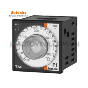 Mã sản phẩm: TAS-B4RP4C
 	Kích thước : DIN W48×H48mm
 	Phương pháp hiển thị : Không hiển thị
 	Phương thức điều khiển : Điều khiển ON/OFF
Điều khiển PID
 	Loại ngõ vào : RTD: DPt100Ω
 	Đơn vị nhiệt độ : ℃
 	Ngõ ra điều khiển : Relay(250VAC~ 3A)
 	Nguồn cấp : 100-240VAC~ 50/60Hz