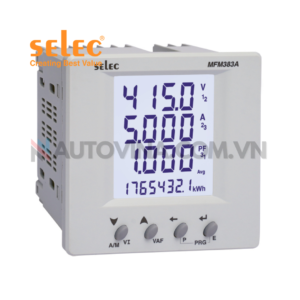 Đồng hồ đo đa chức năng SELEC MFM383A-C (96x96mm) ⭐ chính hãng, giá cực tốt. Hotline⚡:0902.281.283 | Cty Autovina Nhà Phân Phối IDEC, AUTONICS, HYUNDAI, MAX, Đầu Cốt, Cầu Đấu, Ống ruột gà lõi thép, Gen co nhiệt, Tủ Điện, và các phụ kiện khác,...
 	Mã sản phẩm: MFM383A-C
 	Hãng sản xuất: SELEC – ẤN ĐỘ
 	Kích thước: 96x96mm
 	Tình trạng: Mới 100%
 	Bảo hành: 12 tháng