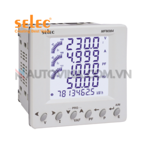 Đồng hồ đo đa chức năng SELEC MFM384-C(96x96mm)⭐ Chính hãng, Giá cực tốt. Hotline⚡:0902.281.283 | Cty Autovina Nhà Phân Phối IDEC, AUTONICS, HYUNDAI, MAX, Đầu Cốt, Cầu Đấu, Ống ruột gà lõi thép, Gen co nhiệt, Tủ Điện, và các phụ kiện khác.
 	Mã sản phẩm: MFM384-C
 	Hãng sản xuất: SELEC – ẤN ĐỘ
 	Kích thước: 96x96mm
 	Tình trạng: Mới 100%
 	Bảo hành: 12 tháng
