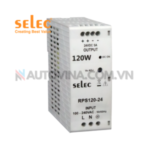 Bộ nguồn SELEC RPS120-24⭐ Chính hãng, Giá cực tốt. Hotline⚡:0902.281.283 | Cty Autovina Nhà Phân Phối IDEC, AUTONICS, HYUNDAI, MAX, Đầu Cốt, Cầu Đấu, Ống ruột gà lõi thép, Gen co nhiệt, Tủ Điện, và các phụ kiện khác.
 	Mã sản phẩm: RPS120-24
 	Hãng sản xuất: SELEC – ẤN ĐỘ
 	Kích thước:
 	Tình trạng: Mới 100%
 	Bảo hành: 12 tháng