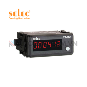 Bộ hiển thị tốc độ và đếm tổng SELEC TT412B ⭐ Chính hãng, Giá cực tốt. Hotline⚡:0902.281.283 | Cty Autovina Nhà Phân Phối IDEC, AUTONICS, HYUNDAI, MAX, Đầu Cốt, Cầu Đấu, Ống ruột gà lõi thép, Gen co nhiệt, Tủ Điện, và các phụ kiện khác.
 	Mã sản phẩm: TT412B
 	Hãng sản xuất: SELEC – ẤN ĐỘ
 	Kích thước: 36x72mm
 	Tình trạng: Mới 100%
 	Bảo hành: 12 tháng