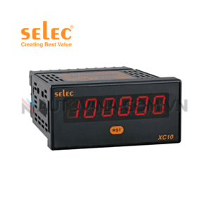 Bộ hiển thị tốc độ và đếm tổng SELEC XC10D⭐ Chính hãng, Giá cực tốt. Hotline⚡:0902.281.283 | Cty Autovina Nhà Phân Phối IDEC, AUTONICS, HYUNDAI, MAX, Đầu Cốt, Cầu Đấu, Ống ruột gà lõi thép, Gen co nhiệt, Tủ Điện, và các phụ kiện khác.
 	Mã sản phẩm: XC10D
 	Hãng sản xuất: SELEC – ẤN ĐỘ
 	Kích thước: 48x96mm
 	Tình trạng: Mới 100%
 	Bảo hành: 12 tháng