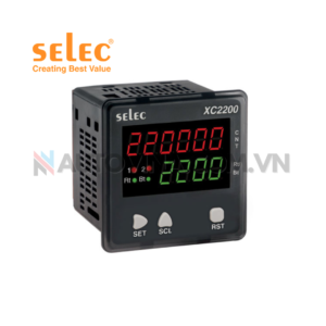 Bộ hiển thị tốc độ và đếm tổng SELEC XC2200 ⭐ Chính hãng, Giá cực tốt. Hotline⚡:0902.281.283 | Cty Autovina Nhà Phân Phối IDEC, AUTONICS, HYUNDAI, MAX, Đầu Cốt, Cầu Đấu, Ống ruột gà lõi thép, Gen co nhiệt, Tủ Điện, và các phụ kiện khác.
 	Mã sản phẩm: XC2200 
 	Hãng sản xuất: SELEC – ẤN ĐỘ
 	Kích thước: 48x48mm
 	Tình trạng: Mới 100%
 	Bảo hành: 12 tháng