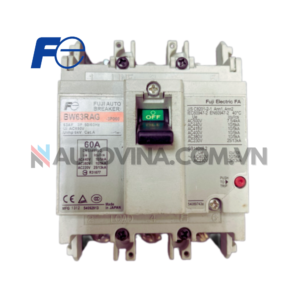 Aptomat MCCB Fuji (Loại cố định) BW63RAG-3P 63A 10kA ⭐ Chính hãng, Giá cực tốt. Hotline⚡:0902.281.283 | Cty Autovina Nhà Phân Phối IDEC, FUJI ELECTRIC, HYUNDAI, MAX, Đầu Cốt, và các phụ kiện khác..

 	Mã sản phẩm: BW50RAG-3P 63A 10kA
 	Hãng sản xuất: Fuji Electric
 	Chất lượng: Mới 100%
 	Dòng định mức (A): 63A
 	Dòng cắt ngắn mạch tại AC400V (kA): 10kA
 	Bảo hành: Chính hãng
 	Chứng từ: CO/CQ